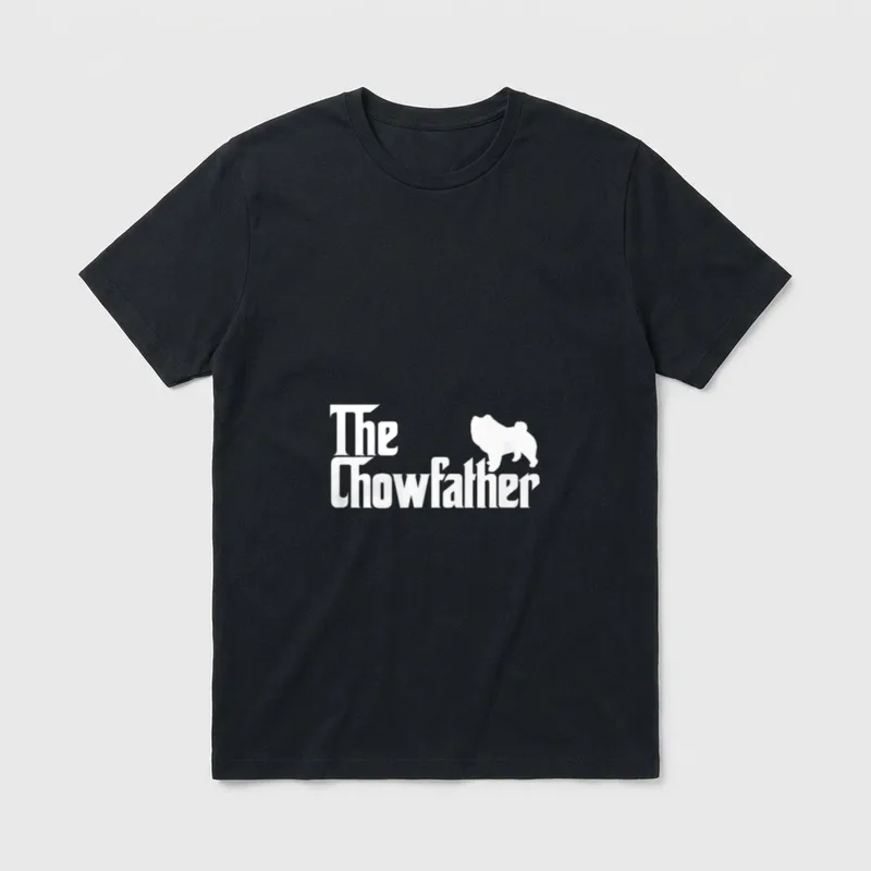 Funny Chow Chow Dog T-Shirt – Klassisches T-Shirt in Schwarz