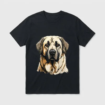 Kangal Hund Kangal T-Shirt 0055 – Klassisches T-Shirt in Schwarz