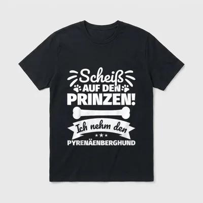Pyrenäenberghund lustiger Spruch Frauchen T-Shirt – Klassisches T-Shirt in Schwarz