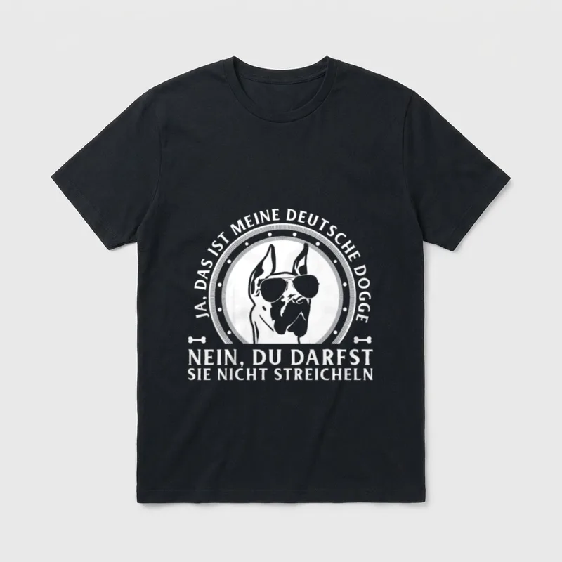 Ja das ist mein Deutsche T-Shirt – Klassisches T-Shirt in Schwarz
