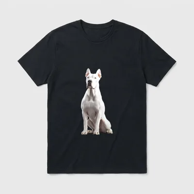 Dogo Argentino T-Shirt 0083 – Klassisches T-Shirt in Schwarz