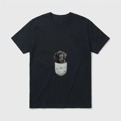 Deutsche Dogge Welpe Apollo T-Shirt – Klassisches T-Shirt in Schwarz
