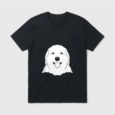 Hund Pyrenäenberghund T-Shirt 0087 – Klassisches T-Shirt in Schwarz