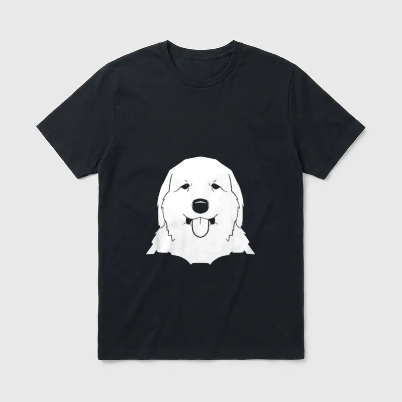 Hund Pyrenäenberghund T-Shirt 0087 – Klassisches T-Shirt in Schwarz