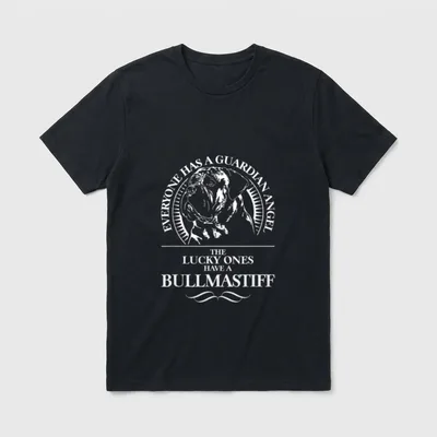 Bullmastiff Guardian Schutzengel Hund T-Shirt – Klassisches T-Shirt in Schwarz