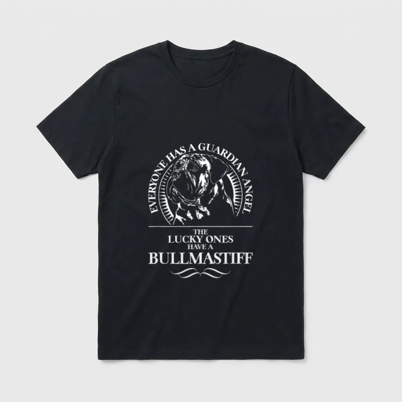 Bullmastiff Guardian Schutzengel Hund T-Shirt – Klassisches T-Shirt in Schwarz