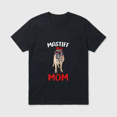 Mastiff Mama Hund Liebhaber T-Shirt – Klassisches T-Shirt in Schwarz