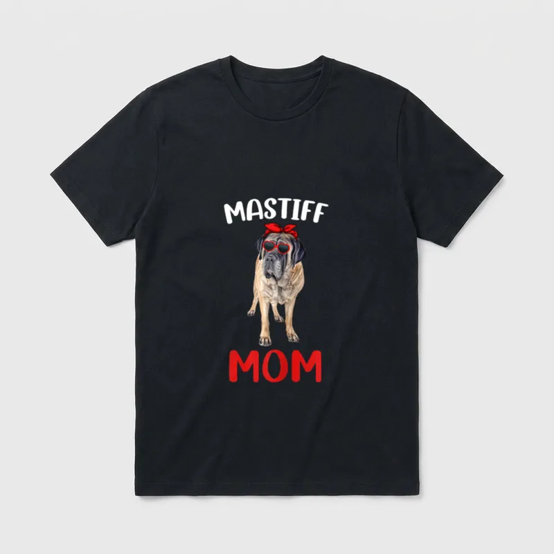 Mastiff Mama Hund Liebhaber T-Shirt – Klassisches T-Shirt in Schwarz