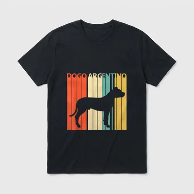 Dogo Argentino Dogo Argentino Dog T-Shirt – Klassisches T-Shirt in Schwarz