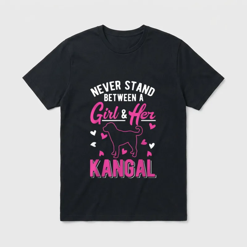 Never stand between a T-Shirt – Klassisches T-Shirt in Schwarz