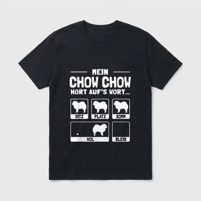 Chow Chow Doggen, Molosser & Herdenschutzhunde T-Shirt – Klassisches T-Shirt in Schwarz
