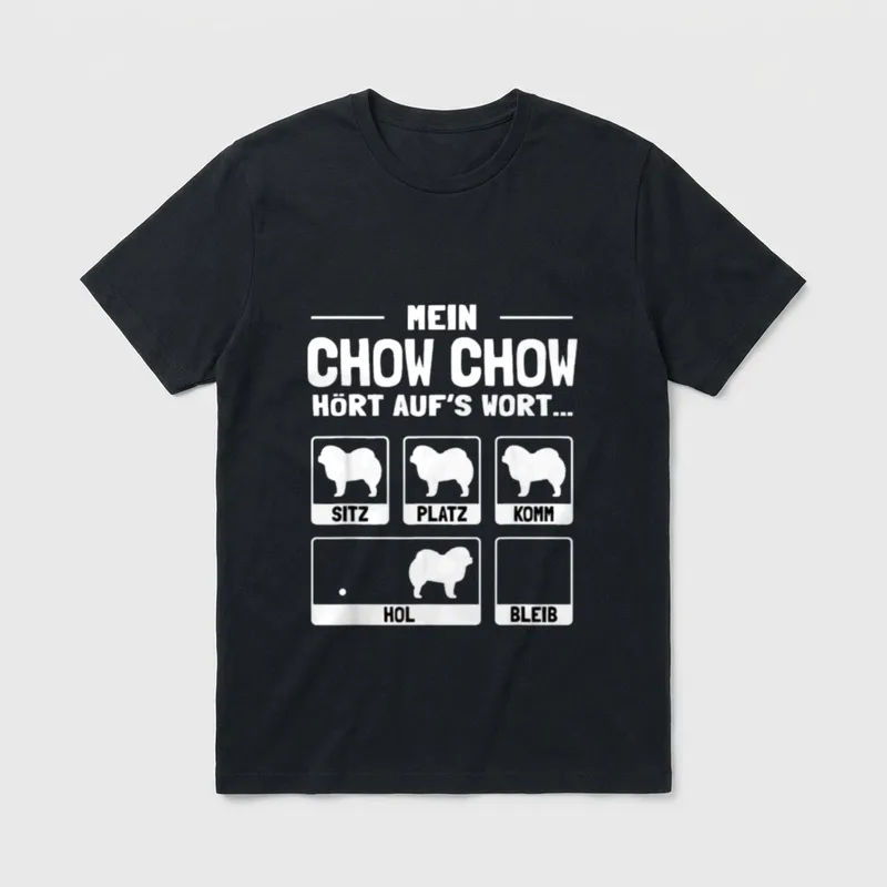 Chow Chow Doggen, Molosser & Herdenschutzhunde T-Shirt – Klassisches T-Shirt in Schwarz