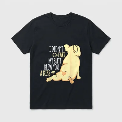 Französisches Bulldoggen Lustige T-Shirt – Klassisches T-Shirt in Schwarz