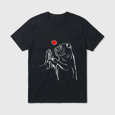 Englische Bulldogge & Hunde Geschenke T-Shirt – Klassisches T-Shirt in Schwarz