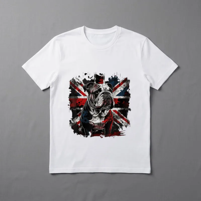 Dark Bulldog Love Mürrische T-Shirt – Klassisches T-Shirt in Schwarz