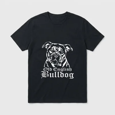 Old English Bulldog OEB T-Shirt – Klassisches T-Shirt in Schwarz