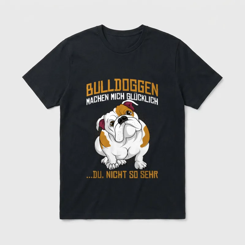 Englische Bulldogge Hunde Liebhaber T-Shirt – Klassisches T-Shirt in Schwarz