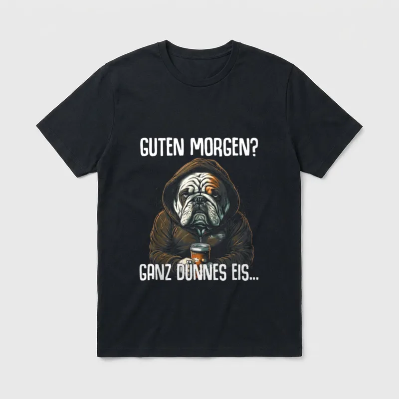 Lustiger Spruch Tiere & T-Shirt – Klassisches T-Shirt in Schwarz
