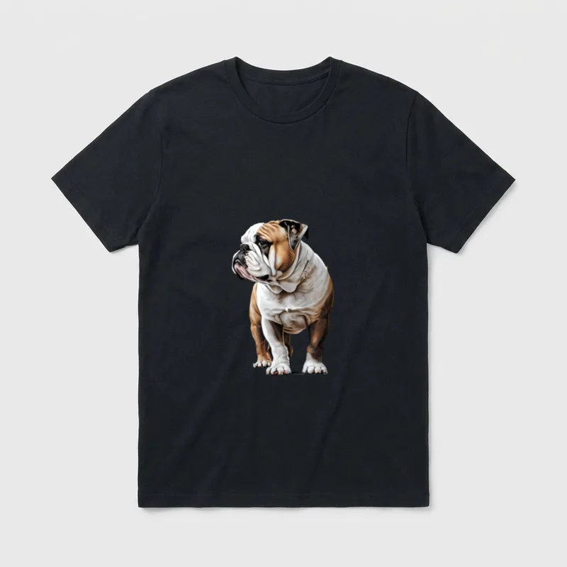 English Bulldog Englische Bulldogge T-Shirt – Klassisches T-Shirt in Schwarz