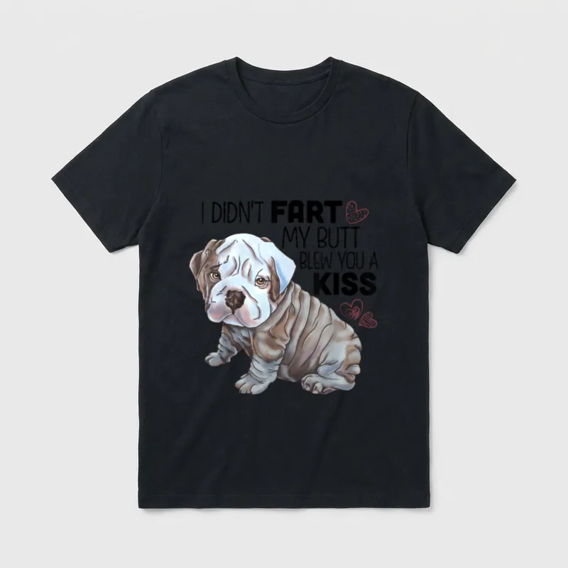 Englische Bulldogge Geschenke Lustige T-Shirt – Klassisches T-Shirt in Schwarz