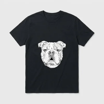 Englische Bulldogge Bully Bulldoggen T-Shirt – Klassisches T-Shirt in Schwarz