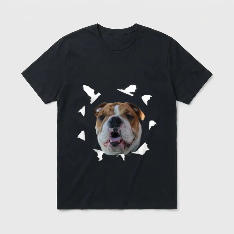 Old English Bulldog Englische T-Shirt 0104 – Klassisches T-Shirt in Schwarz