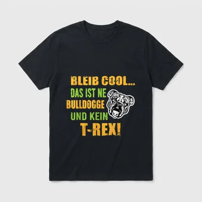 Englische Bulldogge Kleidung Bulldoggen T-Shirt – Klassisches T-Shirt in Schwarz