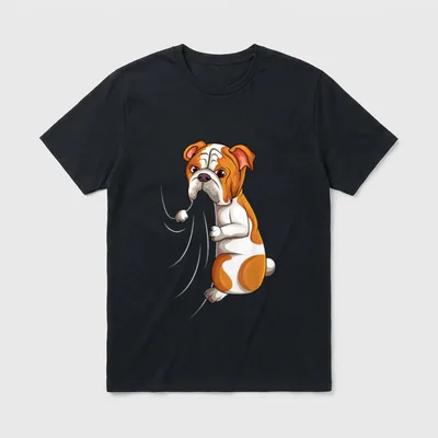 Englische Bulldogge Liebe Bully T-Shirt – Klassisches T-Shirt in Schwarz