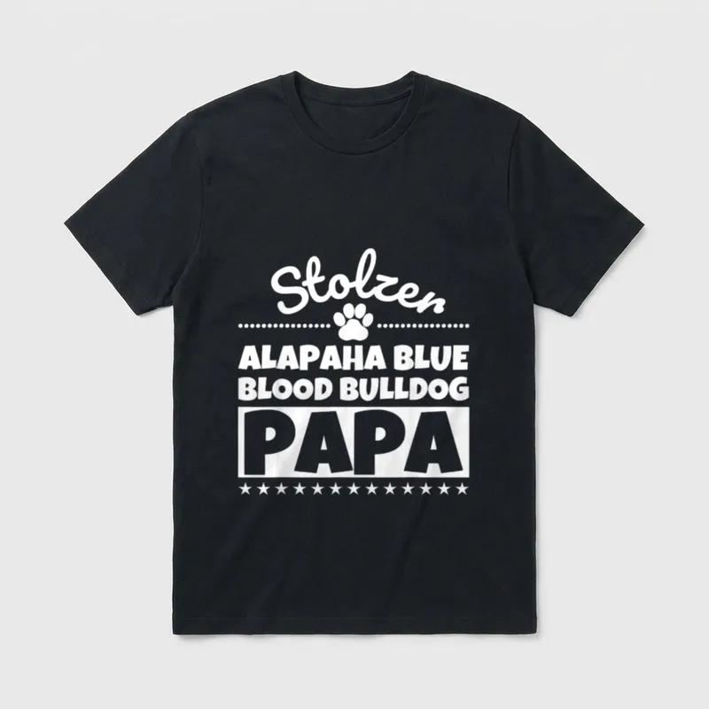 Stolzer Alapaha Blue Blood T-Shirt – Klassisches T-Shirt in Schwarz