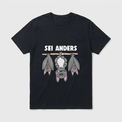 Französische Bulldogge Fledermaus Märchen T-Shirt – Klassisches T-Shirt in Schwarz