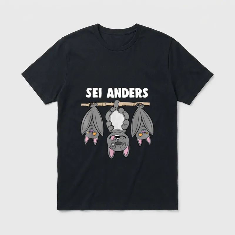 Französische Bulldogge Fledermaus Märchen T-Shirt – Klassisches T-Shirt in Schwarz