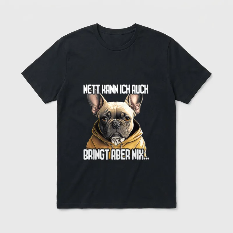 Lustiger Spruch I Tiere T-Shirt – Klassisches T-Shirt in Schwarz