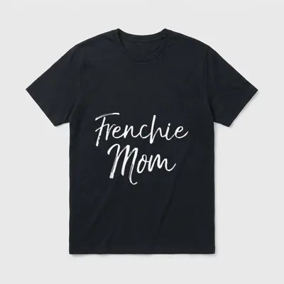 French Bulldog Mother's Day T-Shirt – Klassisches T-Shirt in Schwarz