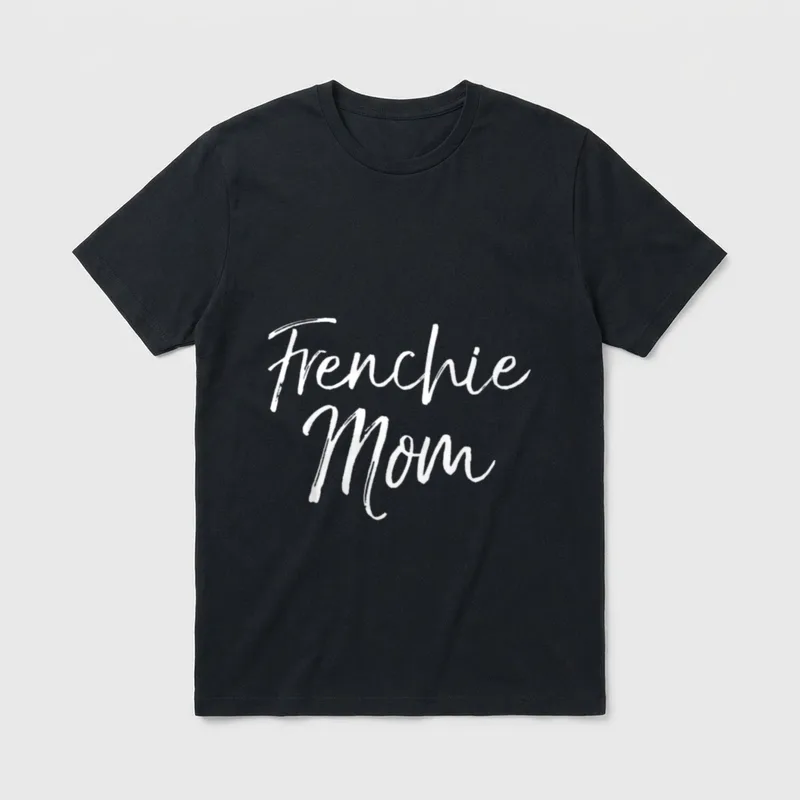 French Bulldog Mother's Day T-Shirt – Klassisches T-Shirt in Schwarz
