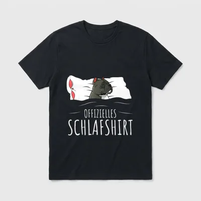 Offizielles Schlafshirt American Bully T-Shirt – Klassisches T-Shirt in Schwarz