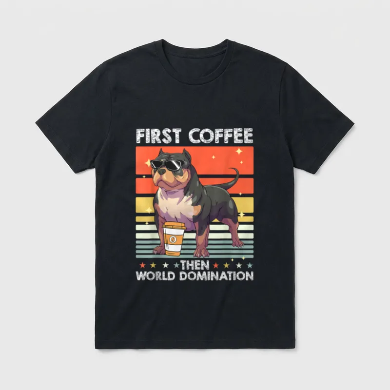 Hunderasse Kaffee Hund Vierbeiner T-Shirt – Klassisches T-Shirt in Schwarz