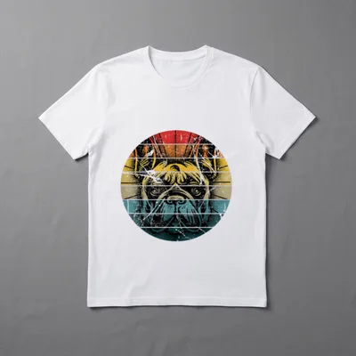 Französische Bulldogge für Dog T-Shirt – Klassisches T-Shirt in Schwarz
