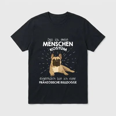 Mein Menschen Kostüm Bin T-Shirt – Klassisches T-Shirt in Schwarz