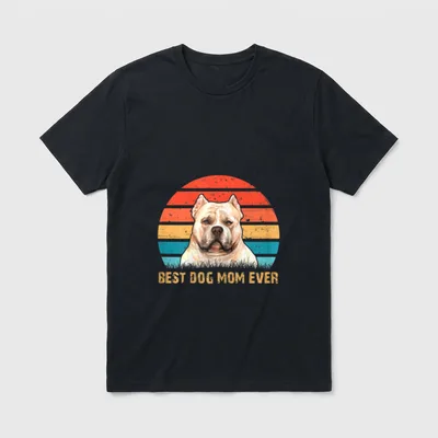 Bester Hund Mom aller T-Shirt – Klassisches T-Shirt in Schwarz