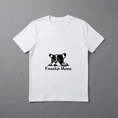 Frenchie Mama Französische Bulldogge Muttertag T-Shirt – Klassisches T-Shirt in Schwarz