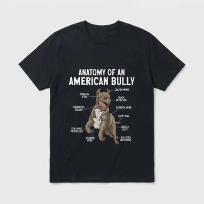 American Bully Hund XL T-Shirt – Klassisches T-Shirt in Schwarz