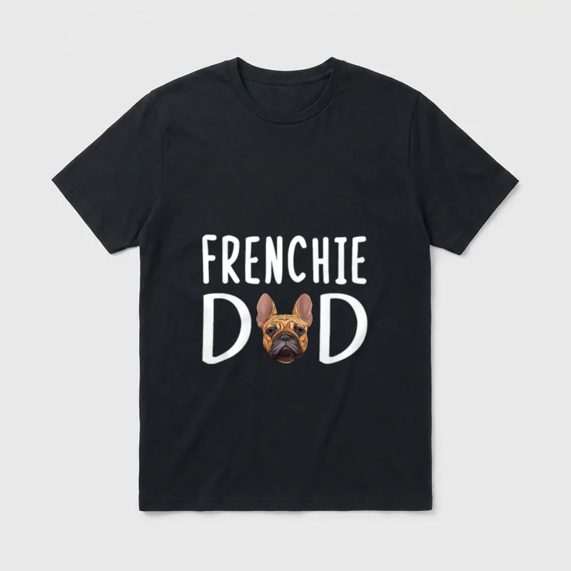 Französische Bulldoggen French Bulldog T-Shirt – Klassisches T-Shirt in Schwarz