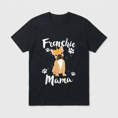 French Bulldog Frenchie Mama T-Shirt – Klassisches T-Shirt in Schwarz