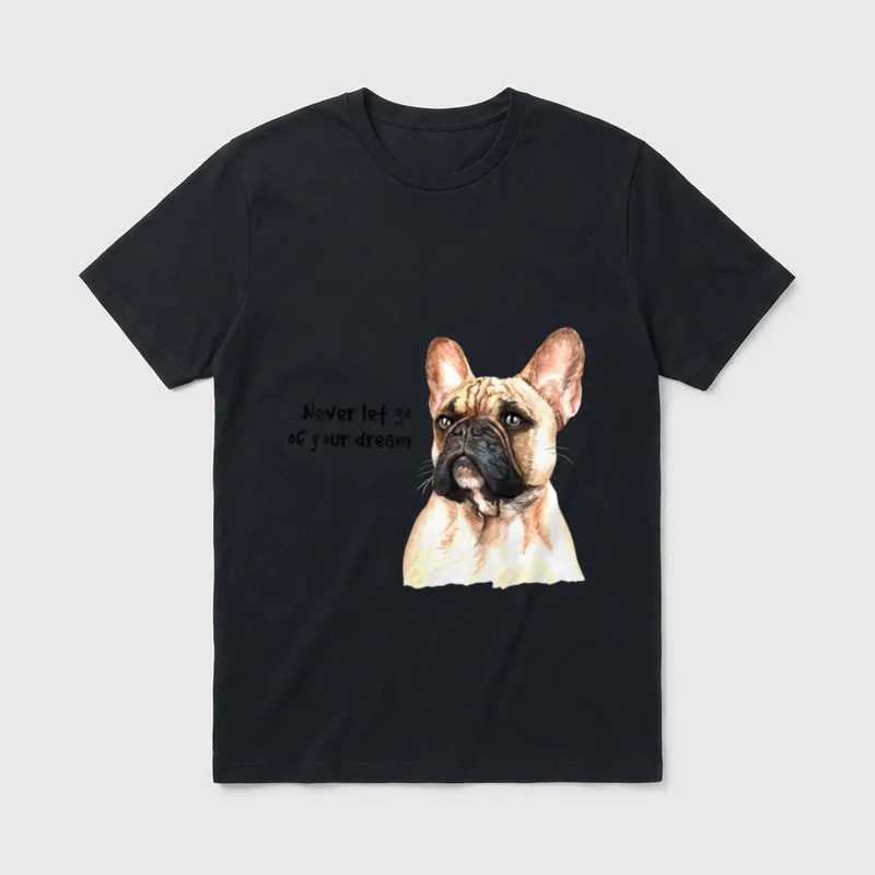 Never Let Go Of T-Shirt – Klassisches T-Shirt in Schwarz