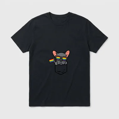 French Bulldog Frenchie Dog Französische Bulldogge T-Shirt – Klassisches T-Shirt in Schwarz