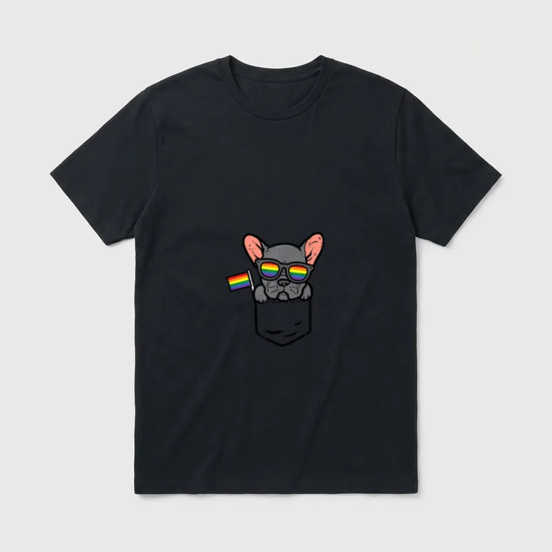 French Bulldog Frenchie Dog Französische Bulldogge T-Shirt – Klassisches T-Shirt in Schwarz