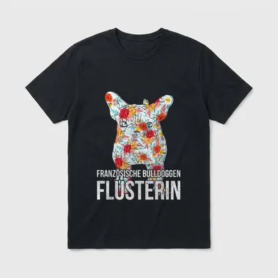 Französische Bulldoggen Flüsterin Französische T-Shirt – Klassisches T-Shirt in Schwarz