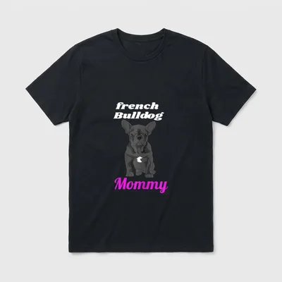 französische Bulldogge Hunde Mama T-Shirt – Klassisches T-Shirt in Schwarz