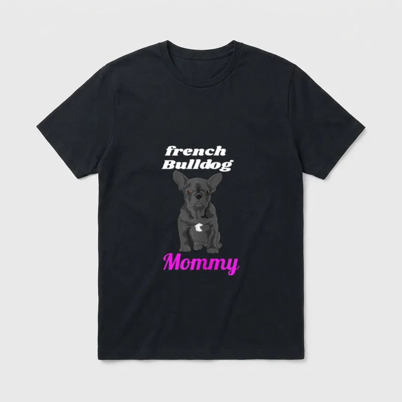 französische Bulldogge Hunde Mama T-Shirt – Klassisches T-Shirt in Schwarz