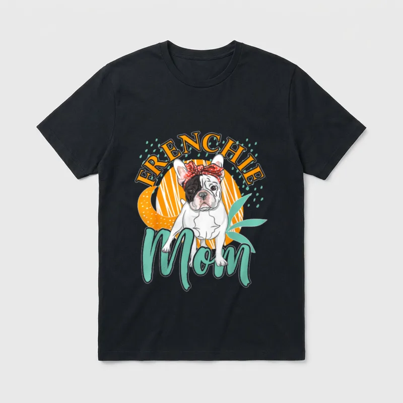 Frenchie Mutter Französische Bulldogge T-Shirt – Klassisches T-Shirt in Schwarz